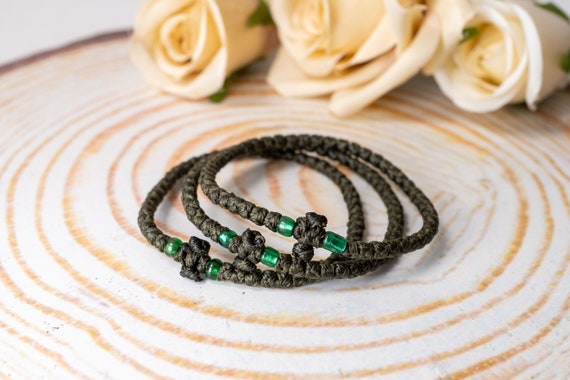 Thin shop komboskini bracelet