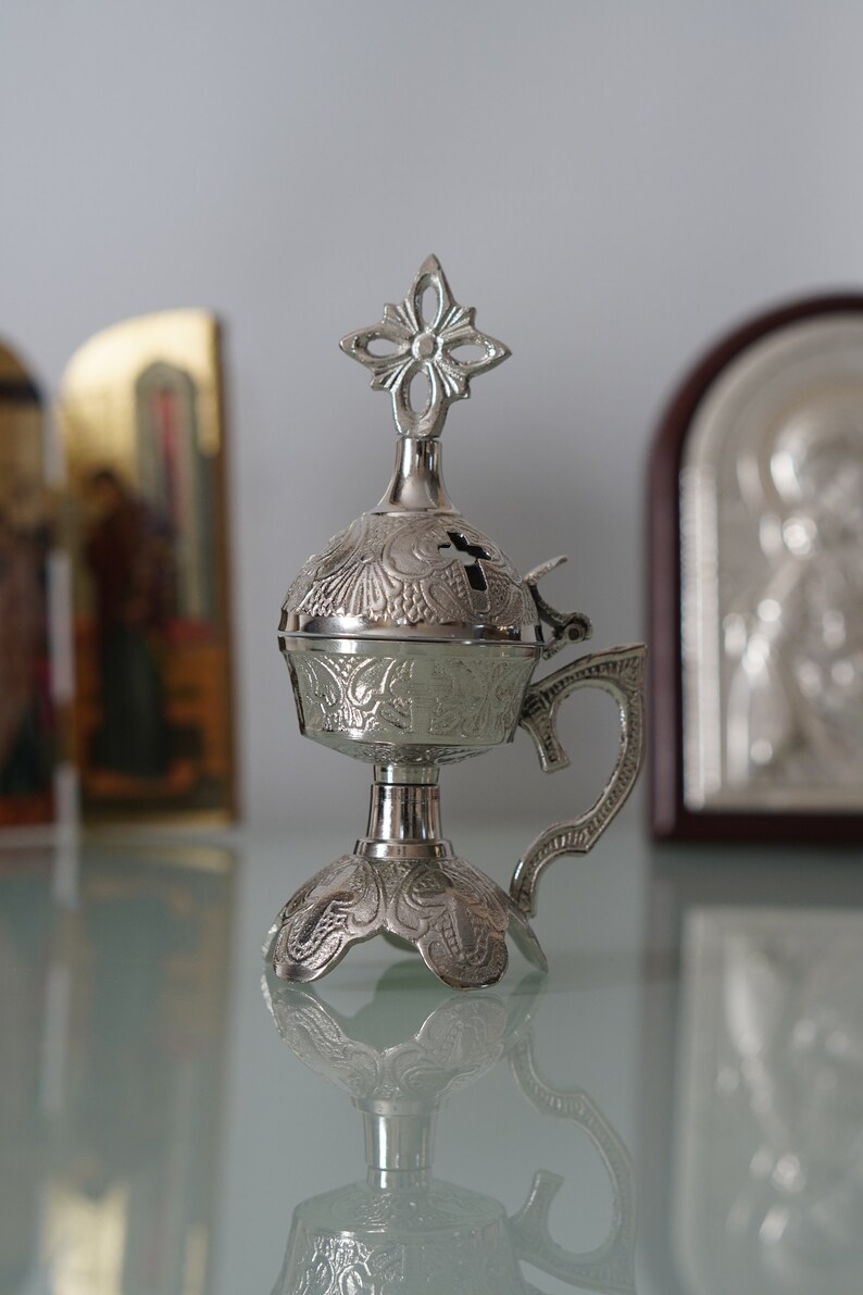 Incense Burner Carved Perfume Burner Thurible Censer Etsy