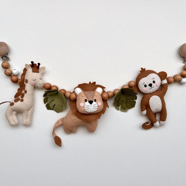 Safari stroller chain/ safari  stroller toy