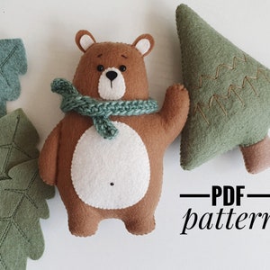 Bear felt Pattern / Bear pattern