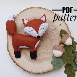 Fuchs-Filzmuster/ Waldtiere PDF-Muster/ Fuchs-PDF-Muster