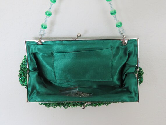 Vintage Sequin Clutch or shoulder bag - 1980s era… - image 4