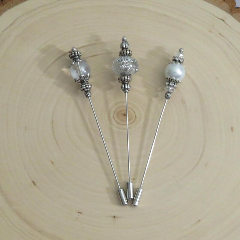 Beaded Stick Pins - Etsy