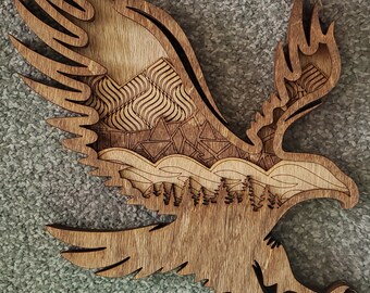 Free Free Layered Eagle Mandala 616 SVG PNG EPS DXF File