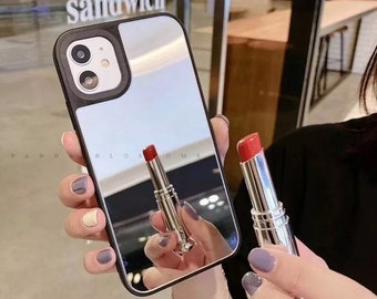 2022 Mirror Phone Case For Make Up & Reflective Selfie For Apple iPhone, X, XR, XS, XS Max, 11, 12, 13, Mini, Pro Max. Perfect Gift.