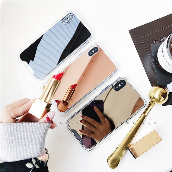 Mirror Phone Case for Make up & Selfie for Apple Iphone 7 8 X Etsy