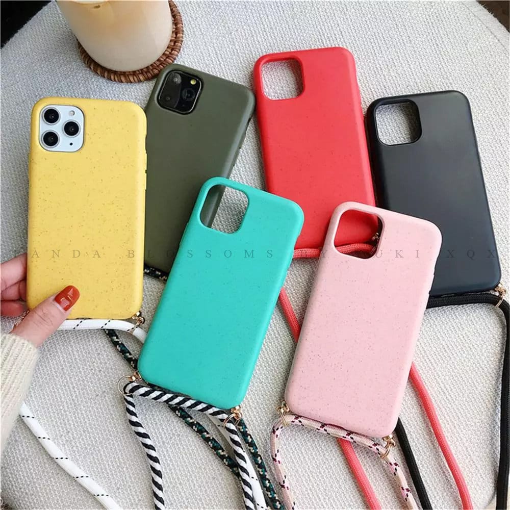  Compatible for iPhone 12 pro max 6.7“ Case with Strap