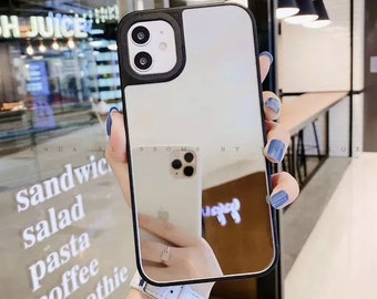 2022 Mirror Phone Case For Make Up & Reflective Selfie For Apple iPhone, X, XR, XS, XS Max, 11, 12, 13, Mini, Pro Max. Perfect Gift.