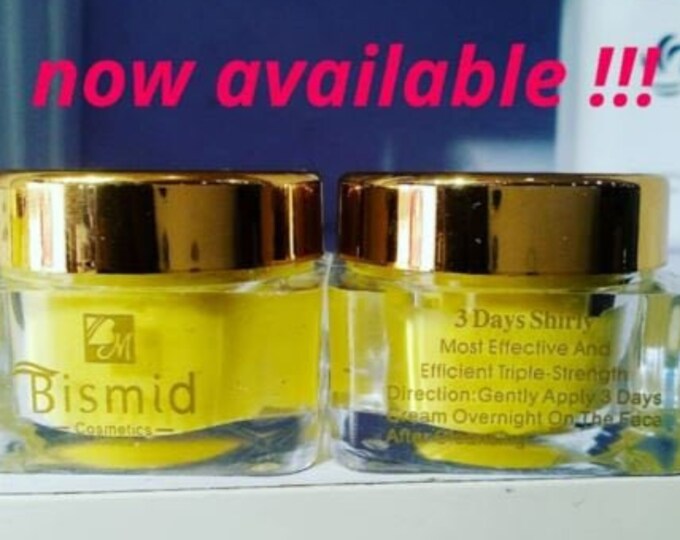 BISMID 3 DAYS Shirley Whitening Face Cream Etsy