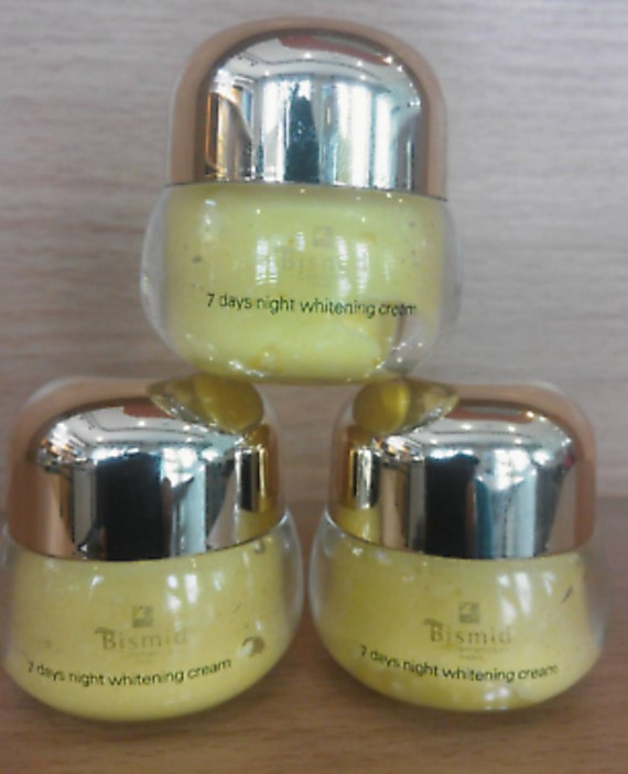 Bismid 7 Days Night Whitening Face Cream Etsy