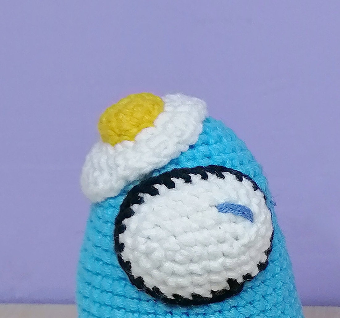 among us egg hat crochet