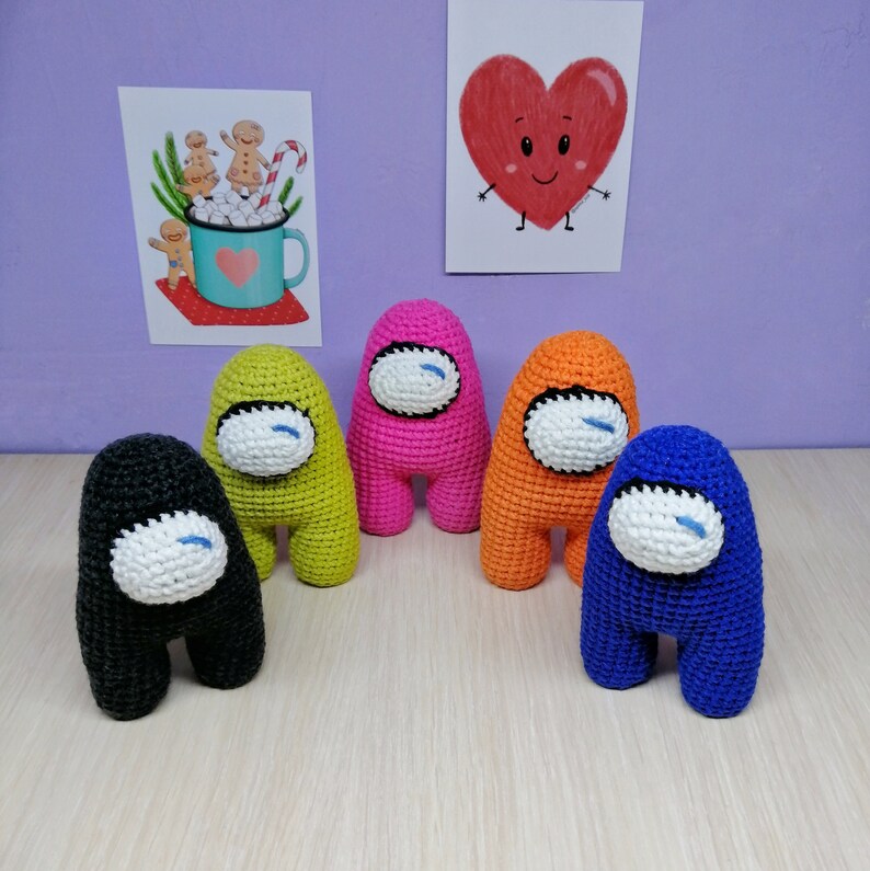 CROCHET PATTERN Among Us Crewmate Among Us Impostor Etsy