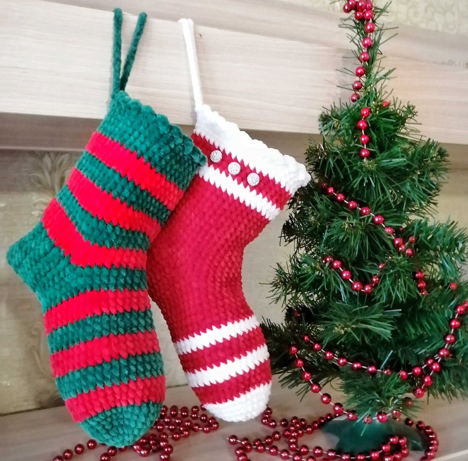 CROCHET PATTERN Christmas sock Christmas gift Crochet Gift Etsy