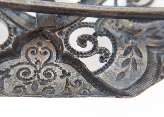 Victorian or Edwardian lady's dress buckle with f… - image 7