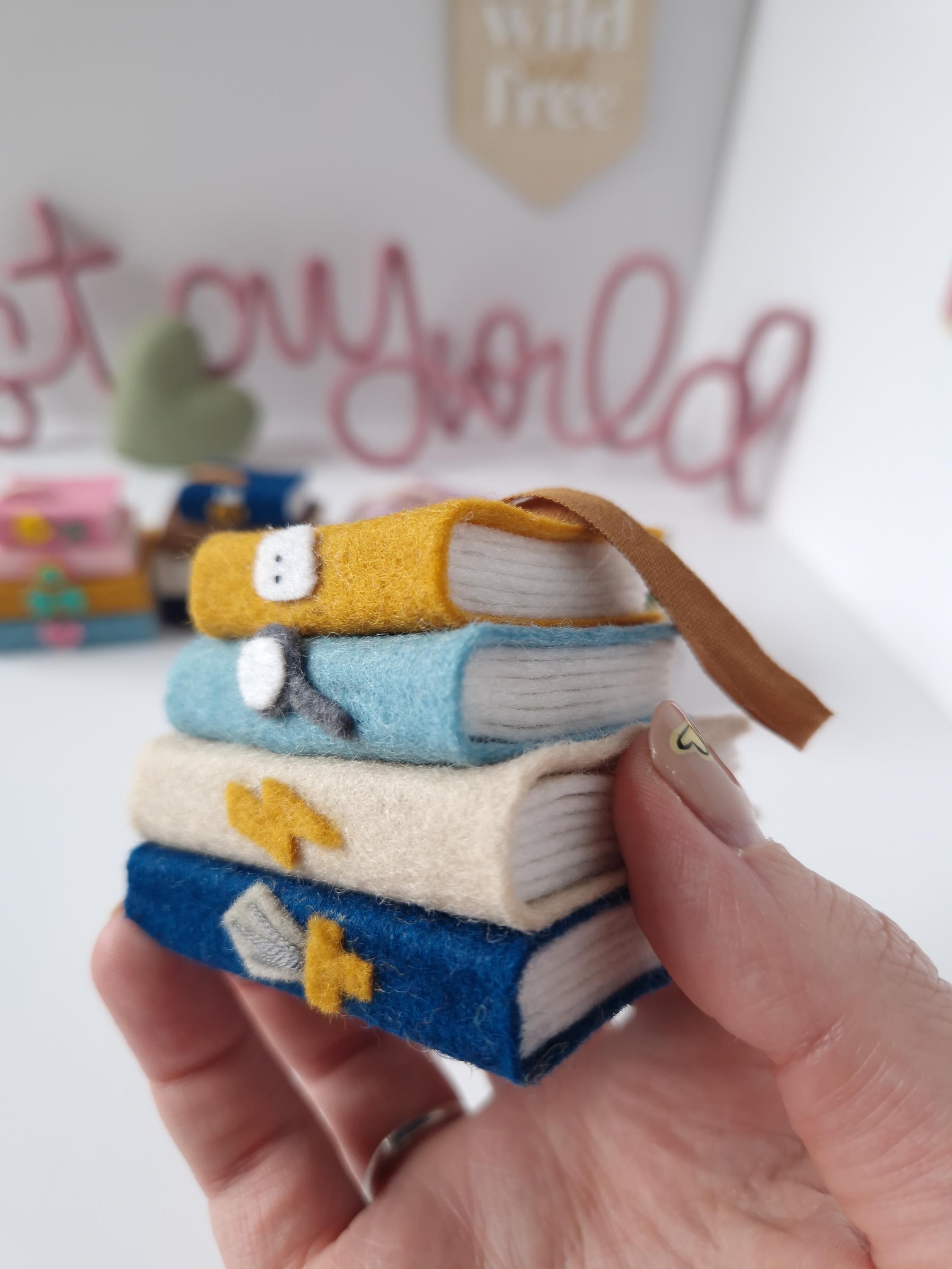 Bauble Stack Handmade Any Colour Custom Book Stack Tower Pile Tree Ornament ...