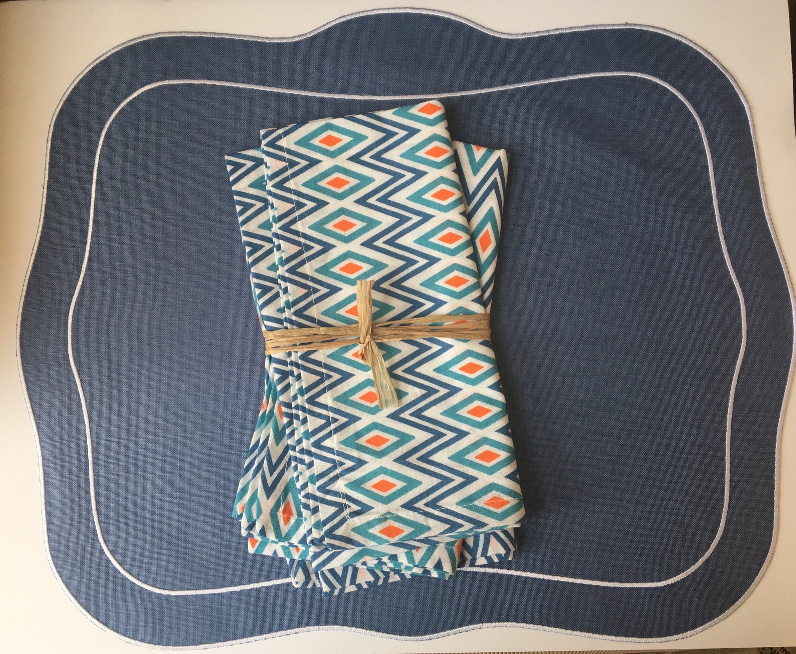 Cotton Napkins Set of 4 Etsy