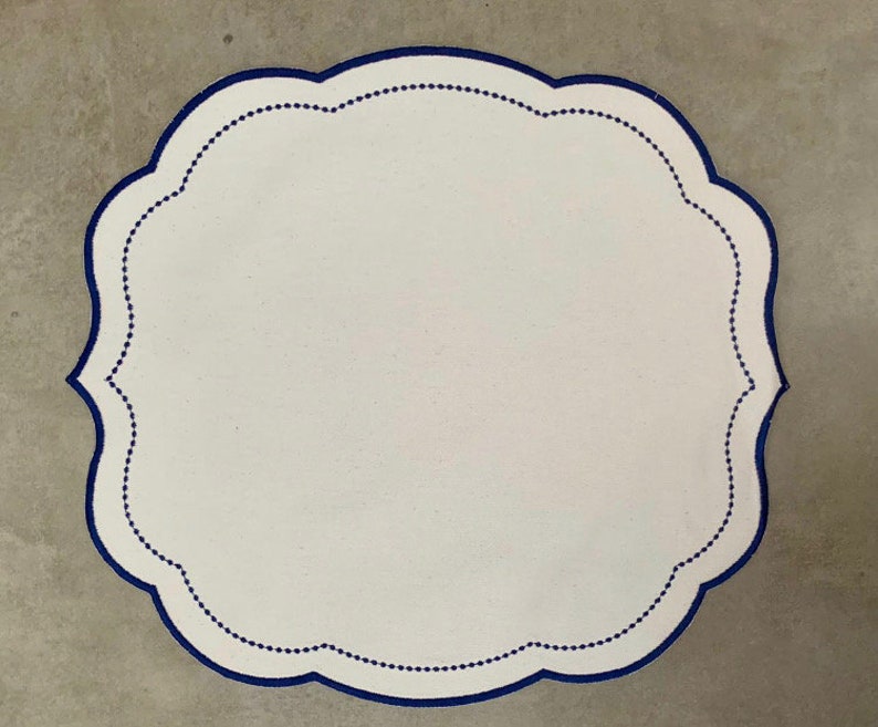 Placemats Cotton Embroidered Etsy