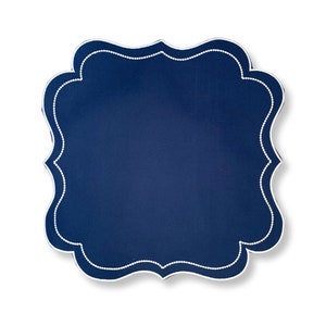 Navy Easy Care Placemat, set of 2