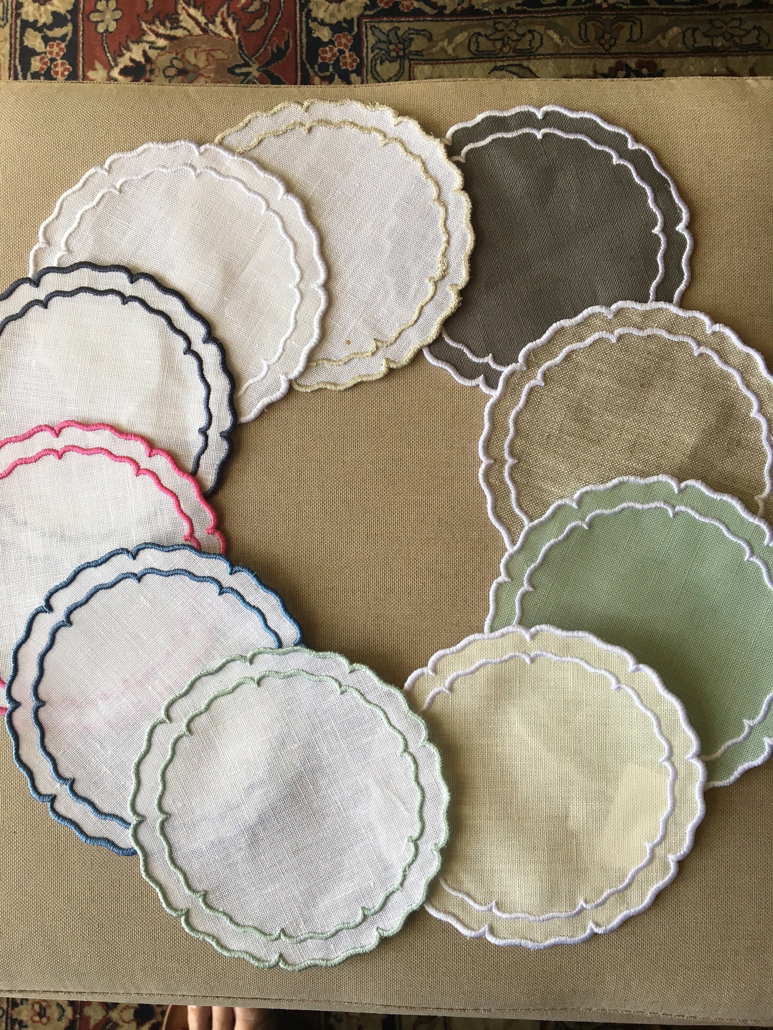 Round Placemats Etsy