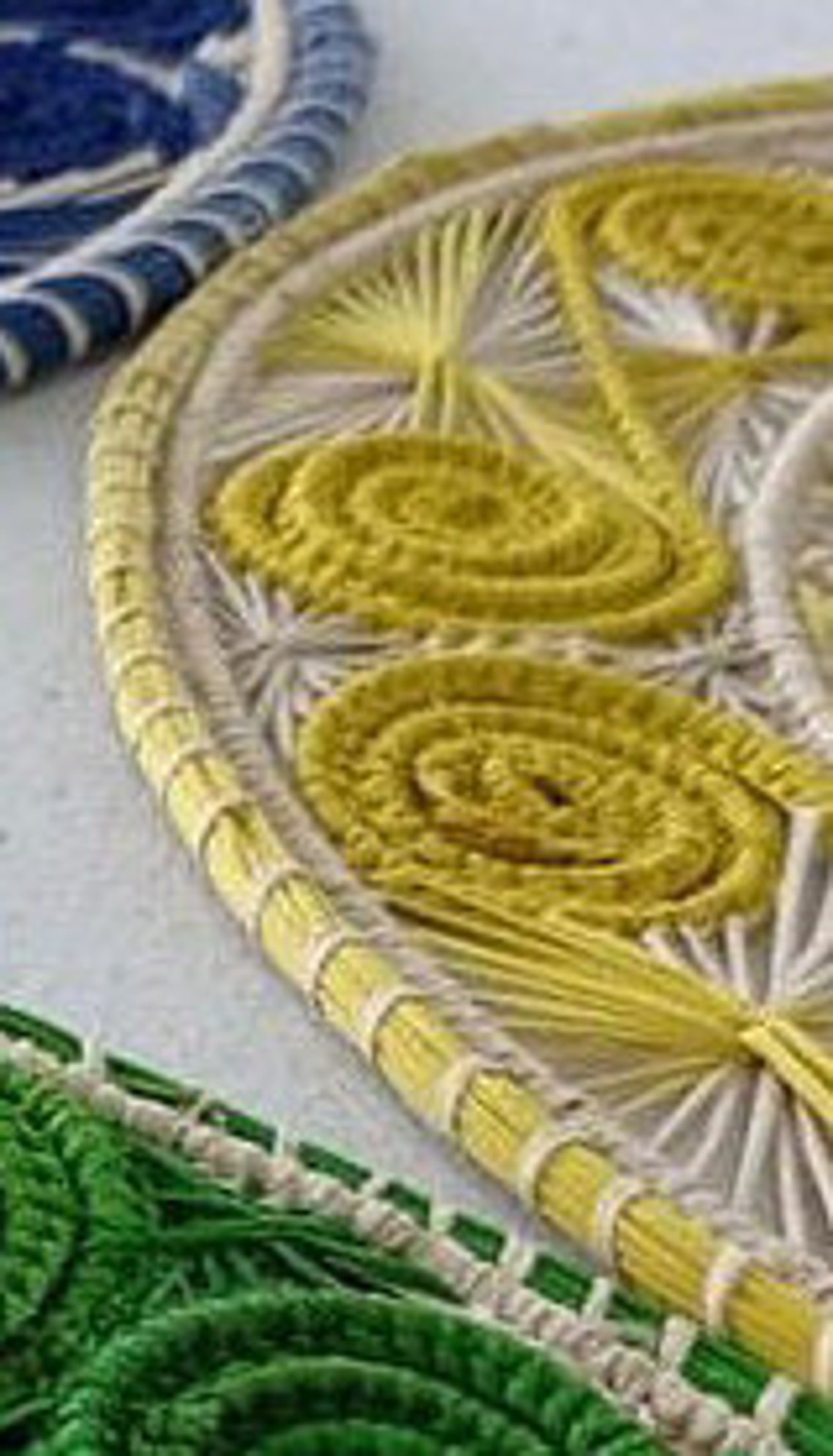 Straw Placemats Etsy