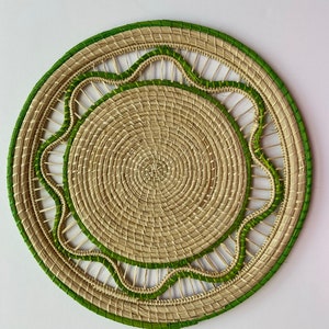 Palm Woven Placemat / Charger set of 6