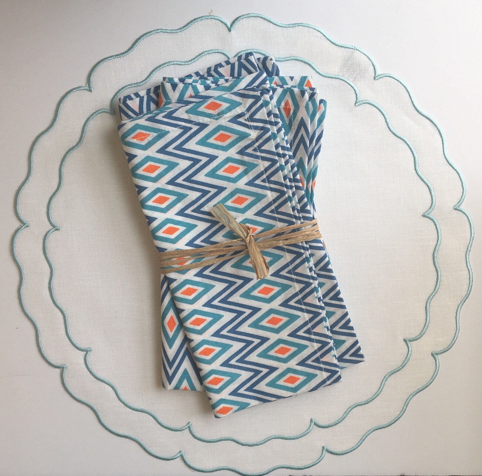 Cotton Napkins Set of 4 Etsy