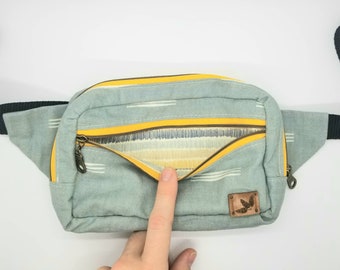 mustard yellow fanny pack