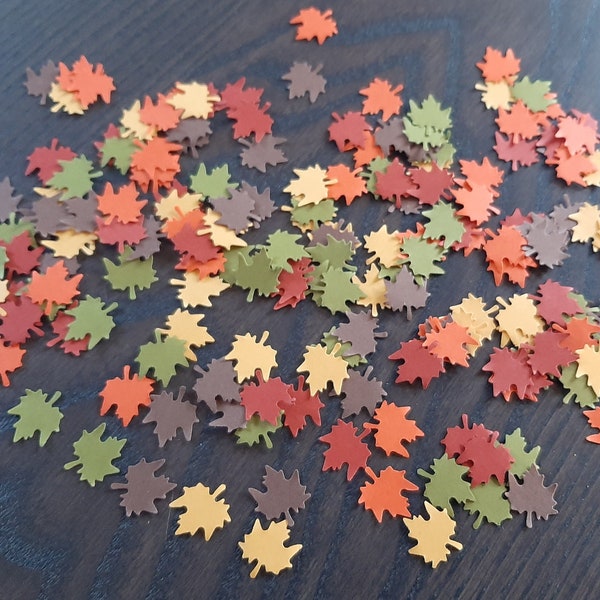 Fall Leaf 5/8" Confetti