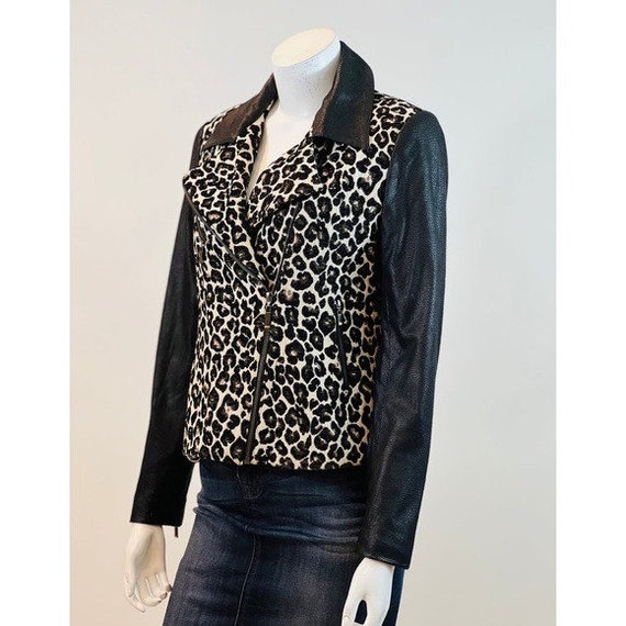 90s Tapestry Animal Print Bomber Jacket - image 6