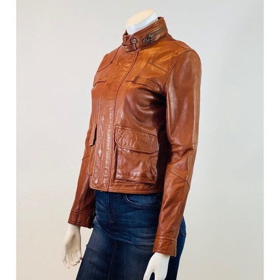 90’s Classic Leather Bomber - image 5