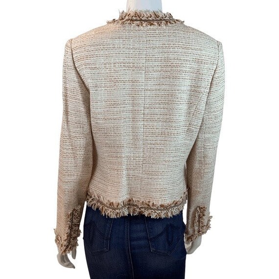 Vintage Caramel Fringe Jacket - image 3