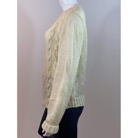 Vintage Hand Knit Chevron Sweater - image 3
