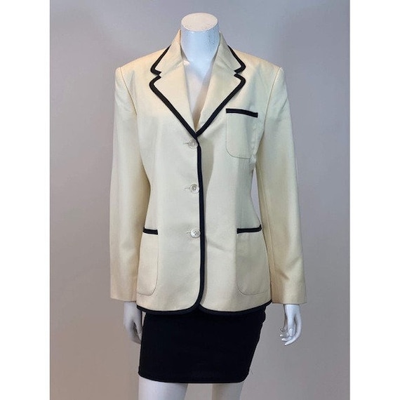 80s Ralph Lauren Trimmed Blazer - image 4