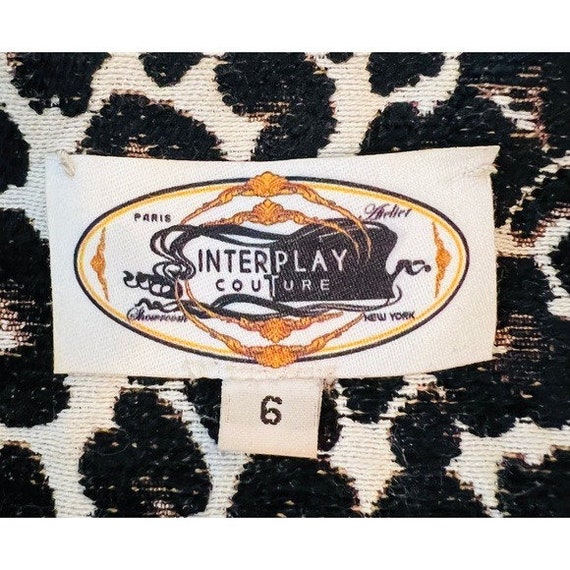90s Tapestry Animal Print Bomber Jacket - image 4