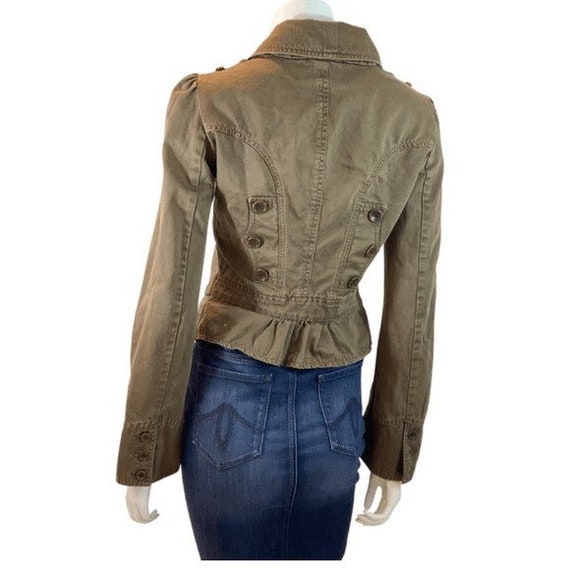 Vintage Puff Military Cropped Jacket - image 5