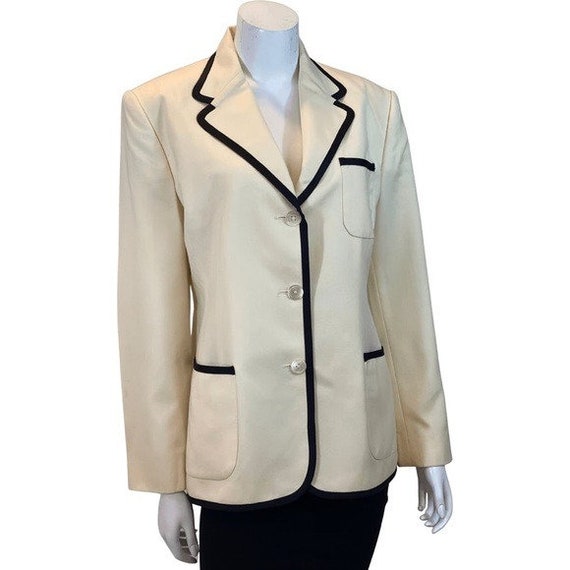 80s Ralph Lauren Trimmed Blazer - image 2