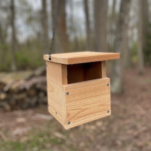 Hanging Carolina Wren Open Cavity Nest Box