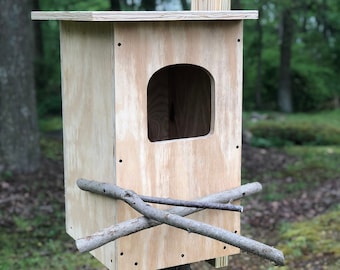 Pine Barred Owl Nest Box * Custom Options Available *
