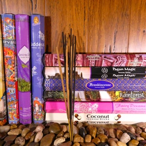 NEW LIMITED EDITION Kamini Incense Sticks! Coconut Incense, Frankincense Incense, Rainforest Incense, Aphrodisia Incense, Stick Incense