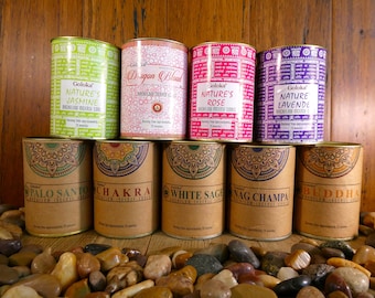 NEW! Goloka Backflow Incense Cones Assorted Scents - Backflow Incense, Backflow Cones, Goloka Incense, Cone Incense, Incense, Nag Champa