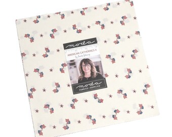 American Gatherings II Layer Cake - Primitive Gatherings - Moda Fabrics - 42 - 10” Squares - 100% Cotton Precut Quilting Fabric