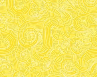 Just Color! Swirl - Sunshine - 1/4 yard
