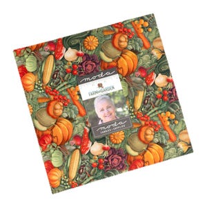 Farm and Garden Layer Cake - Cathe Holden - Moda Fabrics - 42 - 10&quot; Squares - 100% Cotton Precut Fabric