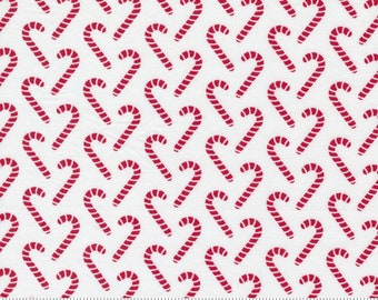 Candy Cane Lane - Candy Canes - Moda - April Rosenthal - 5 Color Options - 100% Cotton