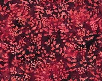 Tropical Spice Berries - Hoffman Bali Batiks - Multiples Cut Continuously - 100% Cotton