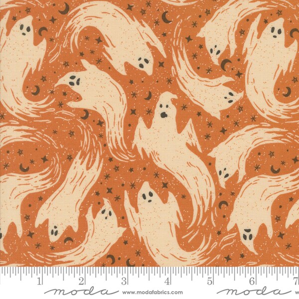 Home Sweet Haunt - Ghostly Ghosts - 3 Color Options  - Stacy Iest Hsu - Moda Fabrics - 100% Cotton - Multiples Cut Continuously
