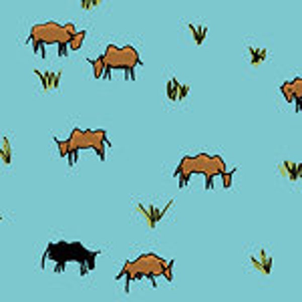 Yippie Yi Yo Ki Yay - Cows - Laura Heine - Windham Fabrics - 3 Color Options - 100% Cotton - Multiple Quantities Cut Continuously