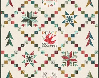 Cheer Merriment Quilt Kit - Moda - Fancy That Design House