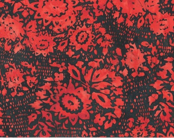 Phoenix BATIKS - Sashiko - Carmine - Anthology - Windham Fabrics - 100% Cotton - Multiple Quantities Cut Continuously