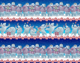 12 Days of Christmas - Border Stripe - Studio E Fabrics - 100% Cotton